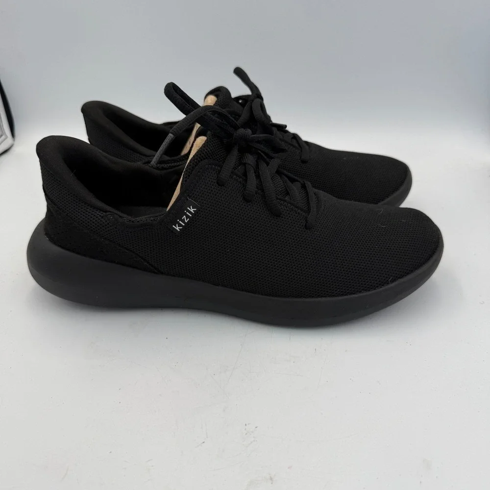 Kizik Madrid Eco Hands-Free Slip On Sneakers Black Mens 9 Womens 10.5